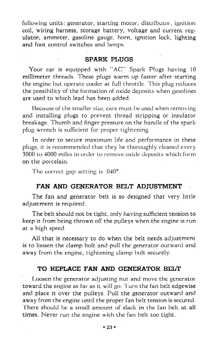 1942 Chevrolet Truck Owners Manual Page 14